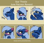 Rating: s
ID: 2845782
Date: 2021-07-24 21:20:46 -0400
Status: active
Score: 12
2021 absurd_res blep blue_body blue_hair blush digital_media_(artwork) ears_back ears_down emotes emotion_chart equid equine expression_sheet fan_character freckles hair hasbro hi_res horse inner_ear_fluff looking_at_viewer mammal multiple_images my_little_pony one_eye_closed open_mouth open_smile pivoted_ears pony sevenserenity smile solo tongue tongue_out tuft wink yellow_eyes post #2845782