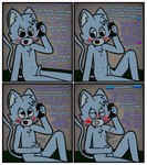 Rating: e
ID: 4303597
Date: 2023-09-20 16:42:27 -0400
Status: active
Score: 56
2023 anthro arousal_focus aroused balls bed blush bodily_fluids border cellphone colored-in comic cum cum_splatter dialogue digital_drawing_(artwork) digital_media_(artwork) domestic_cat eggnaug ejaculation electronics english_text erection felid feline felis fur furniture genital_fluids genitals hair happy heart_symbol hi_res love male mammal marshall_(eggnaug) masturbation nude on_bed orgasm orgasm_face penile penile_masturbation penis phone phone_call phone_sex romantic romantic_couple sitting sitting_on_bed smartphone smile solo text url white_border post #4303597