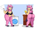 Rating: q
ID: 5538370
Date: 2025-04-29 19:24:16 -0400
Status: active
Score: 16
absurd_res aged_up amy_rose anthro appliance apron apron_only big_breasts big_butt bikini bikini_top breasts bubble_butt butt cigarette clothing eulipotyphlan female fur furniture green_eyes hair heart_symbol hearts_around_head hedgehog hi_res laranxart laundry_machine looking_at_viewer looking_back mammal mature_anthro mature_female mostly_nude pink_body pink_fur pink_hair sega short_hair simple_background slightly_chubby slightly_chubby_anthro slightly_chubby_female smoking smoking_cigarette solo sonic_the_hedgehog sonic_the_hedgehog_(series) swimwear table text thick_thighs two-piece_swimsuit washing_dishes washing_machine wide_hips post #5538370