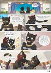 anthro bast canid canine canis clothing comic deity dialogue domestic_cat domestic_dog duo egyptian egyptian_clothing egyptian_god egyptian_mythology eli_nygma english_text felid feline felis female female/female gold_(metal) gold_jewelry harem_jewelry harem_outfit hi_res jewelry mammal middle_eastern_mythology mythology shiba_inu speech_bubble spitz text translucent translucent_clothing yoko_ishimura_(exotic_desires)