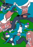 anthro antlers anus binky_bunny_(rutwell) black_hair blue_body blue_fur bodily_fluids breasts clitoral_hood comic cum cum_in_pussy cum_in_uterus cum_inside cutaway doggystyle duo eyes_closed female from_behind_position fur genital_fluids genitals green_eyes hair horn internal internal_vaginal kthanid_(artist) lagomorph leporid looking_back male male/female mammal nipples nude open_mouth penetration penile penile_penetration penis penis_in_pussy pooka_(folklore) purple_hair pussy pussy_juice_on_penis rabbit rutwell_forest scut_tail sex short_tail stormdancer_(rutwell) tail uterus vaginal vaginal_fluids vaginal_penetration