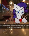 Rating: s
ID: 5407451
Date: 2025-03-02 12:15:34 -0500
Status: active
Score: 8
1_horn 2023 alcohol beverage blue_eyes blue_eyeshadow caption clothed clothing container cup date dinner_date draw_over dress drinking_glass english_text equid equine eyelashes eyeshadow female feral first_person_view fluffytailtw friendship_is_magic furniture glass glass_container glass_cup half-closed_eyes hands_on_table hasbro horn horse inside looking_at_viewer makeup mammal mane mascara meme my_little_pony mythological_creature mythological_equine mythology narrowed_eyes photo_background photography_(artwork) pony purple_mane quadruped rarity_(mlp) red_clothing red_dress sitting smile smiling_at_viewer snapchat solo striped_horn stripes table text unicorn what_do_i_say_he's_so_cute white_body wine wine_glass post #5407451