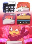 anthro blush clothing comic dialogue english_text female generation_1_pokemon goopyarts hi_res leggings legwear moan mostly_nude nintendo pink_body pokemon pokemon_(species) sex slightly_chubby slowpoke tammy_(goopyarts) text thick_thighs thigh_highs wide_hips