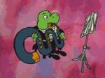 4:3 animated anthro black_tie_(suit) brass_instrument clothing lizard low_res male musical_instrument object_pred reptile scalie short_playtime snake source_request suit timothyt tuba tuba_vore unknown_artist vore what wind_instrument