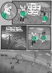 2023 absurd_res anthro beauchamp_(halcyon) clothed clothing comic dialogue digital_media_(artwork) dowsing_rod duo english_text front_view fur greyscale hair halcyon_(series) herba_(halcyon) hi_res holding_object lagomorph leporid lost_andsafe male mammal monochrome mouse murid murine plant playground rabbit rodent side_view simple_background speech_bubble stick swing text tree white_body white_fur