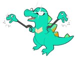 crocodilian eyewear generation_2_pokemon glasses jacob_(totodileweeb18) nintendo pokemon pokemon_(species) reptile resachii scalie totodile