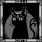 16-bit 1:1 3_eyes ambiguous_gender black_background border digital_media_(artwork) domestic_cat english_text felid feline felis feral forked_tail grey_border grey_text mammal monochrome multi_eye number partially_colored pixel_(artwork) prick_ears pupils scp-511 scp_foundation silhouette simple_background slit_pupils snugboat11 solo species_name tail text unusual_anatomy unusual_tail whiskers