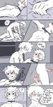 1:2 anal animal_humanoid blush bodily_fluids butt canid canid_humanoid canine canine_humanoid collar collar_pull command dialogue dog_humanoid dominant dominant_human dominant_male duo english_text floppy_ears genital_fluids genitals growling hi_res human humanoid izuku_midoriya katsuki_bakugou male male/male mammal mammal_humanoid my_hero_academia penis power_bottom precum pretty_werewolf pubes submissive submissive_humanoid submissive_male text