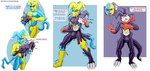 absurd_res after_transformation bandai_namco bound bulge card digimon digimon_(species) encasement english_text felid feline glistening glistening_body goo_transformation hi_res hypnosis imp impmon jester latex madkat_miro mammal mind_control pantherine teasing text transformation xedrykthedragon