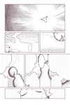 6_panel_comic ambiguous_gender cheek_spots comic digital_media_(artwork) ellipsis end_page eyes_closed generation_2_pokemon lying monochrome muro_(aots) nintendo on_back on_ground outside pichu pokemon pokemon_(species) pokemon_mystery_dungeon smoke solo speech_bubble spike_chunsoft tail umikit