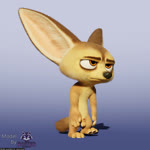 1:1 3_toes 3d_(artwork) 3d_animation 4_fingers animal_genitalia animated anthro balls big_ears black_nose blender_(artwork) blue_background canid canine claws digital_media_(artwork) disney english_text eyebrows feet fennec_fox fingers finnick_(zootopia) fluffy fluffy_tail fox front_view fur genitals male mammal mouth_closed no_sound nude on_model orange_eyes pawpads paws penis pink_penis retracted_sheath rockyrcoon sheath short_playtime simple_background solo tail tan_body text toes true_fox walking watermark webm zootopia