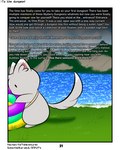 4:5 absurd_res black_eyes comic dipstick_ears dot_eyes ear_markings english_text floatie floaty fur generation_5_pokemon grass grey_body grey_fur hi_res inflatable long_tail male minccino mountain multicolored_ears nintendo plant pokemon pokemon_(species) pokemon_mystery_dungeon pool_toy raised_tail river robin_(rodent_powered) rodent_powered_(softestpuffss) semi-anthro softestpuffss solo spike_chunsoft tail text water white_body white_ear_tips white_fur