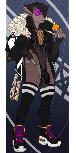 Rating: e
ID: 2705513
Date: 2021-04-20 04:48:27 -0400
Status: active
Score: 32
anthro balls brown_body bulge candy canid canine canis castbound clothing countershading dessert domestic_dog eyewear fishnet_clothing fishnet_topwear flaccid food footwear foreskin genitals glasses hi_res humanoid_genitalia humanoid_penis jacket legwear lollipop male mammal modelling muscular muscular_anthro muscular_male penis plantigrade pose seductive shoes sneakers solo stockings topwear post #2705513
