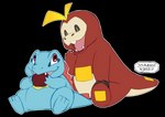 Rating: s
ID: 4148473
Date: 2023-07-03 17:45:20 -0400
Status: active
Score: 7
alpha_channel ambiguous_gender apple duo eating feral food fruit fuecoco generation_2_pokemon generation_9_pokemon happy nintendo plant pokemon pokemon_(species) slightly_chubby smile sourmagic tall totodile post #4148473