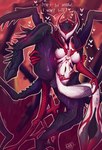 Rating: e
ID: 5598757
Date: 2025-05-26 00:44:42 -0400
Status: active
Score: 64
2_toes 6_legs 8_limbs absurd_res anthro arachnid arthropod big_breasts biomechanical black_body black_skin blurred_background bodily_fluids bottomwear breasts clothed clothing clothing_lift digital_extremes dripping exoskeleton eyeless faceless feet female genital_fluids genitals hand_on_leg hand_on_own_leg hand_on_thigh heart_symbol hi_res holding_leg humanoid kandyktor looking_at_viewer navel oraxia_(warframe) raising_leg red_patterns red_spikes signature skirt skirt_lift solo spider spikes spikes_(anatomy) tencent thick_thighs toes vaginal_fluid_drip vaginal_fluids vulva warframe warframe_(species) white_body white_skin post #5598757