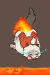 Rating: s
ID: 5519458
Date: 2025-04-21 05:06:44 -0400
Status: active
Score: 3
ambiguous_gender anthro armor bodily_fluids bottomless burning butt butt_on_fire clothed clothing domestic_cat eyes_closed felid feline felis fifybear fire hand_on_butt imminent_death lava mammal open_mouth pain samurai_armor solo tears post #5519458