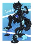 Rating: q
ID: 5630992
Date: 2025-06-09 13:32:03 -0400
Status: active
Score: 20
absurd_res after_transformation anthro black_body black_latex black_sclera blue_highlights blue_tongue dragon hi_res highlights_(coloring) konguzai latex male mythological_creature mythological_scalie mythology scalie solo tongue post #5630992