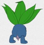 butt elemental_creature female flora_fauna generation_1_pokemon genitals graphite_(artwork) looking_back nintendo oddish plant pokemon pokemon_(species) pussy python13rp simple_background solo traditional_media_(artwork) unusual_anatomy unusual_genitalia unusual_pussy waddling_head white_background yaroul