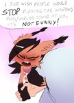 Rating: s
ID: 5450334
Date: 2025-03-22 23:43:12 -0400
Status: active
Score: 78
2025 anthro archie_comics black_hair blush brown_body captainjingo clothing dialogue digital_creature digital_media_(artwork) dress duo english_text eyes_closed felid feline female female_anthro fingers fur hair hi_res holding_arm human human_on_anthro humor interspecies lynx male male/female male_human mammal nicole_the_lynx open_mouth sega simple_background sonic_the_hedgehog_(archie) sonic_the_hedgehog_(comics) sonic_the_hedgehog_(series) speech_bubble text post #5450334