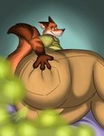 anthro bed bedroom_eyes big_butt butt canid canine clothed clothing disney fart fart_cloud fart_fetish farting_at_viewer fox furniture gassy hand_on_butt hi_res lying male mammal narrowed_eyes nick_wilde on_side red_fox seducing_viewer seductive smelly solo sunflower_fox thick_thighs true_fox zootopia