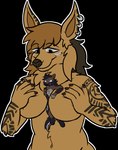 Rating: q
ID: 5475883
Date: 2025-04-01 22:22:33 -0400
Status: active
Score: 14
4_fingers absurd_res alpha_channel anthro between_breasts big_breasts black_body black_claws black_fur black_hair black_nose body_between_breasts breasts brown_body brown_fur canid canine canis claws dexter_(krix) domestic_dog duo featureless_breasts female female_anthro finger_claws fingers flintier_jackal fur grey_body grey_eyes grey_fur hair hands_on_own_breasts hi_res huge_breasts jackal larger_anthro larger_female macro macro_anthro macro_female male male_anthro mammal mouth_closed navel neck_tuft nude nude_anthro nude_female nude_male orange_hair orange_inner_ear outline pawpads pink_pawpads pressing_breasts_together simple_background size_difference smaller_anthro smaller_male smile transparent_background tuft unknown_artist white_outline yellow_body yellow_breasts yellow_ears yellow_fur post #5475883