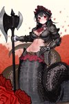Rating: s
ID: 5528571
Date: 2025-04-25 00:50:16 -0400
Status: active
Score: 28
2:3 absurd_res apode armor axe belly black_body black_hair black_scales bottomwear bra breasts cleavage clothed clothing crown draconcopode female flower gauntlets gloves hair handwear headgear hi_res humanoid humanoid_pointy_ears lamia legless light_body light_skin midriff miniskirt monster_girl_(genre) navel pauldron plant pointy_ears red_eyes reptile scales scalie serpentine skirt snake solo split_form unconvincing_armor underwear vurdv8a8gbgrctd weapon wide_hips post #5528571