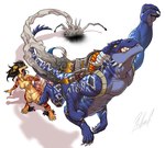 Rating: s
ID: 5453122
Date: 2025-03-24 07:39:23 -0400
Status: active
Score: 14
2018 5_fingers amber_vos_(skanra) black_hair blue_body blue_eyes blue_scales breasts claws curved_horn digital_drawing_(artwork) digital_media_(artwork) dragon dragon_taur duo eyewear female fingers flying full-length_portrait gasp glasses gold_claws grey_horn hair hi_res horn hybrid jet_pack konrad_(skanra) leg_tuft long_tail male markings medium_breasts muscular muscular_male mythological_creature mythological_scalie mythology non-mammal_breasts nude open_mouth orange_body orange_scales portrait pupils reptile rollwulf scale_markings scales scalie signature simple_background slit_pupils smile smirk smoke_trail snake spines superman_pose tail tail_tuft taur teeth tuft white_background yellow_horn post #5453122