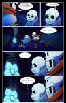 absolutedream animated_skeleton bone comic dialogue echo_flower english_text hi_res papyrus_(undertale) sans_(undertale) skeleton text undead undertale undertale_(series)