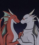 Rating: s
ID: 5372501
Date: 2025-02-14 13:39:44 -0500
Status: active
Score: 33
amelia_(angels_with_scaly_wings) angels_with_scaly_wings blue_eyes blush claws dragon dragonhurd duo european_mythology fastbiter female feral hands_touching hi_res horn looking_at_another male mythological_creature mythological_scalie mythology necktie night nose_touch red_body remy_(angels_with_scaly_wings) romantic romantic_couple scalie sky star western_dragon white_body white_wings wings post #5372501