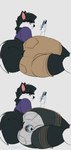 Rating: e
ID: 5198298
Date: 2024-11-22 13:11:02 -0500
Status: active
Score: 388
absurd_res almost_fully_inside among_us anal anal_head_gulp anal_vore anthro anthro_pred anus balls big_butt black_body black_fur blue_eyes blush blush_lines bodily_fluids bottomwear brown_body brown_fur bulge butt canid canine canis cargo_shorts clothed clothing concealment_vore curled_tail curvy_figure digital_media_(artwork) domestic_dog duo electronics endosoma eyewear femboy fluffy fluffy_tail fur genitals glasses gurglegluts hi_res husky innersloth jay_(gurglegluts) living_buttplug living_insertion lying male male/male male_pred male_prey mammal meme mixed_breed nate_(natethehusky) neck_tuft nordic_sled_dog on_side phone purple_clothing purple_eyes purple_shirt purple_topwear rear_view rectangular_glasses safe_vore shepsky shirt shorts spitz spread_butt spreading stretched_anus sweat sweaty_butt tail topwear translucent translucent_bottomwear translucent_clothing tuft underwear voluptuous voluptuous_male vore wearing_glasses white_body white_fur wide_hips post #5198298