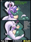 absurd_res after_sex al_gx anthro belly big_breasts big_butt bodily_fluids breast_grab breast_milking breast_play breast_suck breastfeeding breasts butt comic drinking duo female female/female generation_1_pokemon generation_6_pokemon generation_9_pokemon goo_creature goodra green_body hand_on_breast hi_res hug huge_breasts huge_butt kiss_on_lips kissing lactating letty_(greatcaesar) mature_female milk nintendo nipples non-mammal_nipples opal_(al_gx) overweight overweight_female pokemon pokemon_(species) purple_body sex sexsomnia sleep_sex sleep_walking sleeping slightly_chubby slightly_chubby_female snorlax sucking tail text the_end