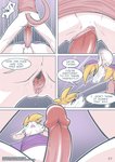 absurd_res anthro asking asking_another asking_how balls big_ears big_penis blonde_hair blush bodily_fluids bottomless bottomless_anthro bottomless_female bottomless_male brother_(lore) brother_and_sister_(lore) brother_penetrating_sister cheek_tuft clitoris clothed clothing comic describing_genitalia describing_penis describing_size dialogue digital_media_(artwork) duo ear_piercing english_text erection facial_tuft female female_penetrated fur gaping gaping_pussy genital_fluids genitals glans hair heart_symbol hearts_around_text hi_res humanoid_genitalia humanoid_penis incest_(lore) iris_(ratcha) linked_speech_bubble long_hair looking_pleasured male male/female male_penetrating male_penetrating_female mammal moan mouse murid murine ooh open_mouth penetration penile penile_penetration penis penis_awe penis_in_pussy piercing pink_glans pink_penis profanity purple_eyes purple_hair pussy question ratcha rodent sex shallow_penetration shirt sibling_(lore) simple_background sister_(lore) skye_(ratcha) speech_bubble sweat t-shirt talking_to_another talking_to_partner text text_with_heart tight_fit topwear tuft twincest_(lore) twins_(lore) vaginal vaginal_fluids vaginal_penetration whiskers white_balls white_body white_fur