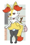 2024 2:3 anthro bell_choker black_body black_fur blue_clothing blue_panties blue_underwear bottomwear bow_panties bow_underwear braixen choker clothed clothing digitigrade dipstick_tail female frilly frilly_clothing frilly_panties frilly_underwear fur generation_6_pokemon holding_clothing holding_object holding_panties holding_underwear inner_ear_fluff inside jewelry looking_at_viewer markings necklace nintendo orange_body orange_fur panties panties_only pattern_bottomwear pattern_clothing pattern_panties pattern_underwear paws pink_clothing pink_panties pink_underwear pokemon pokemon_(species) ponponthebonbon smile solo standing stick_in_tail striped_bottomwear striped_clothing striped_panties striped_underwear stripes tail tail_markings topless tuft underwear underwear_only yellow_body yellow_fur