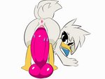 2021 2d_animation 4:3 all_fours anatid anatid_bill animated anseriform anthro anus avian beak big_dildo bird black_eyes blue_hair blue_highlights bouncing_butt butt dildo dildo_in_pussy dildo_insertion dildo_sitting disney duck ducktales ducktales_(2017) fan_character feathers felecia_featherweight_duck female female_penetrated frame_by_frame genitals grey_body grey_feathers grey_hair hair highlights_(coloring) looking_at_viewer looking_back looking_pleasured loop masturbation moan penetration pie_cut_eyes pink_anus pink_pussy pussy rear_view sex_toy sex_toy_in_pussy sex_toy_insertion short_playtime simple_background solo vaginal vaginal_masturbation vaginal_penetration white_background white_crest_(artist) yellow_beak