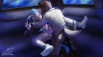 Rating: e
ID: 5590708
Date: 2025-05-22 13:24:09 -0400
Status: pending
Score: 25
aggretsuko anal anal_penetration angry angry_sex anthro asinus balls blush bodily_fluids bruised car clothed clothing clothing_around_one_leg digital_drawing_(artwork) digital_media_(artwork) dominant dominant_male donkey duo equid equine erection footwear from_front_position fur genital_fluids genitals haida_(aggretsuko) hair hi_res humanoid_genitalia hyena inside_car inside_vehicle limousine luxury_car lying male male/male male_penetrating mammal necktie on_back on_top partially_clothed penetration penile penile_penetration penis rough_sex sanrio sex shirt shoes socks submissive submissive_male sweat sweatdrop tadano_(aggretsuko) tail teeth topwear torn_clothing underwear underwear_around_one_leg underwear_down vehicle yashtrash post #5590708