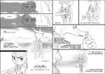 2016 anthro canid canine clothed clothing comic dialogue digital_drawing_(artwork) digital_media_(artwork) disney duo english_text eyewear female fox fur hi_res judy_hopps lagomorph leporid male mammal monochrome necktie nick_wilde profanity rabbit suit sunderance text thewyvernsweaver zootopia