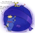 Rating: q
ID: 4582810
Date: 2024-02-06 17:42:30 -0500
Status: active
Score: 43
2022 3_toes 4_arms 4_fingers aliasing altered_forme_giratina anthro aquatic_dragon asking asking_another barefoot belly belly_inflation belt bent_leg big_belly biped black_eyebrows black_text blue_body blue_bottomwear blue_clothing blue_countershading blue_eyes blue_fin blue_jacket blue_outline blue_pants blue_shorts blue_skin blue_tail blue_text blue_topwear blueberry_inflation bodily_noises bottomwear breasts brown_clothing brown_eyes brown_shirt brown_topwear charlie_and_the_chocolate_factory cheek_spots claws clothed clothed_anthro clothed_female clothing cosplay countershading dialogue digital_drawing_(artwork) digital_media_(artwork) dragon ellipsis english_text eyebrows eyelashes feet female female_anthro finger_claws fingers floating_eyebrows front_view full-length_portrait fur furgonomic_bottomwear furgonomic_topwear furgonomics generation_2_pokemon generation_4_pokemon giratina glistening glistening_eyes gradient_outline grey_body grey_tail heart_reaction horn huge_belly hyper hyper_belly hyper_inflation immobile inflation interjection jacket larger_anthro larger_female legendary_pokemon liquid_inflation lugia mammal mara_(thatoneaceguy) marine markings medium_breasts molly_(thatoneaceguy) morbidly_obese morbidly_obese_anthro morbidly_obese_female multi_arm multi_limb mythological_creature mythological_scalie mythology name_in_dialogue navel nintendo obese obese_anthro obese_female on_another outline overweight overweight_anthro overweight_female pants pichu pink_cheeks pink_heart pockets pokemon pokemon_(species) portrait question_mark quotation_marks red_belt riding rodent rolling rumbling_stomach scalie shirt shorts simple_background sitting sitting_on_another size_difference skindentation smaller_anthro smaller_female solo spherical_inflation standing straight_legs striped_markings striped_tail stripes tail tail_markings text thatoneaceguy threatening three-quarter_view tight_clothing toe_claws toes topwear violet_beauregarde wena_(thatoneaceguy) white_background yellow_body yellow_claws yellow_ears yellow_fingers yellow_fur yellow_horn yellow_toes post #4582810
