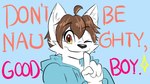 16:9 aceto aceto_the_hoodie_wolf acetofurtuber anthro blue_clothing brown_hair canid canine canis clothing dialogue domestic_dog english_text font fur good_boy hair looking_at_viewer male mammal one_eye_closed red_eyes solo tagme text white_body white_dog white_fur widescreen wink winking_at_viewer wolf