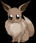 absurd_res alpha_channel brown_body brown_eyes brown_fur colored digital_drawing_(artwork) digital_media_(artwork) eevee featureless_crotch feral fluffy full-length_portrait fur generation_1_pokemon glistening glistening_body glistening_eyes hi_res lilycelebi looking_at_viewer male nintendo pokemon pokemon_(species) portrait shaded simple_background simple_shading sitting solo transparent_background