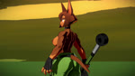 16:9 3d_(artwork) 3d_animation 5_toes abs animated anthro attack axe bottomwear breasts brown_body brown_fur brown_hair canid canine canis cel_shading clothed clothing digital_media_(artwork) dobermann dog_knight_rpg domestic_dog feet female fingerless_gloves fur gloves hair handwear hi_res holding_axe holding_object holding_weapon humanoid_feet mammal muscular muscular_female nipples no_sound palewdas_arts palurdas_arts pants pinscher plantigrade rory_(ceehaz) shaded short_playtime toes topless topless_female weapon webm widescreen