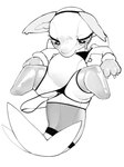 3:4 anthro azre biped blush bodily_fluids bra clothed clothing cute_fangs ears_down fake_ears female generation_5_pokemon heart_eyes heart_symbol hi_res leaf leaf_tail lingerie lying monochrome nintendo on_back open_mouth pivoted_ears pokemon pokemon_(species) sketch skimpy snivy solo tail tears underwear