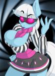 anthro big_breasts breasts cleavage clothed clothing equid equine eyewear female friendship_is_magic hair hasbro horse jrvanesbroek lipstick makeup mammal my_little_pony photo_finish_(mlp) pony pose solo sunglasses white_hair wide_hipped_female wide_hips