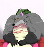 alligator alligatorid alythewolfcat anthro balls big_balls big_breasts big_butt big_penis breasts butt canid canine canis crocodilian duo fellatio female genitals hi_res huge_balls huge_breasts huge_butt huge_penis hybrid hyper hyper_balls hyper_genitalia hyper_penis larger_female lipstick_on_penis male male/female mammal mephitid mouf_(moufflair) muscular muscular_female obese oral overweight penile penis reptile ridus_(weretoons) scalie sex size_difference skunk thick_penis thick_thighs wide_hips wolf