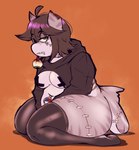 Rating: q
ID: 5567909
Date: 2025-05-12 20:21:29 -0400
Status: active
Score: 4
1_eye 2023 absurd_res ahoge anthro belly bodily_fluids bottomless brown_hair clothed clothing cropped_hoodie digital_drawing_(artwork) digital_media_(artwork) drooling eye_falling_out eye_socket female fin fish fish_tail footwear green_eyes grey_body grey_skin hair halloween harper_(locksnurf) hi_res holidays kneeling legwear lidded_eyes locksnurf looking_at_viewer marine navel nipple_tape notched_ear notched_fin orange_background overweight overweight_anthro overweight_female pasties saliva scar seiza shark shrug_(clothing) simple_background sitting socks solo surgical_suture tail tail_fin tape thick_thighs thigh_highs thigh_socks three-quarter_view undead vein zombie post #5567909