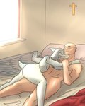 Rating: q
ID: 5552098
Date: 2025-05-06 00:37:20 -0400
Status: active
Score: 24
4:5 absurd_res anon_(snoot_game) anthro bald bedding bedroom big_butt biped blanket blue_body blue_scales bone_frill butt canon_couple cavemanon_studios colored convenient_censorship cross cuddling day duo elbow_feathers eyes_closed fang_(gvh) feathers female frill_(anatomy) goodbye_volcano_high grey_body grey_feathers grey_hair hair hand_on_shoulder happy hi_res human human_on_anthro interspecies long_hair lying male male/female mammal markings morning navel on_back on_side pillow prehistoric_species pterodactylus pterosaur reptile romantic romantic_couple scales scalie short_tail sleeping sleeping_together smile snoot_game striped_markings stripes synthawk tail window post #5552098