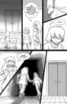 2018 anthro comic deltarune dialogue digital_media_(artwork) duo english_text female greyscale hair human kris_(deltarune) lynxgriffin male mammal monochrome reptile scalie simple_background smile susie_(deltarune) teeth text undertale_(series)