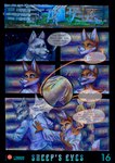 2022 anthro blush building bulge canid canine canis clothed clothing comic dialogue duo english_text erection female fox fur graphite_(artwork) hi_res house lirkov male male/female mammal night open_mouth outside red_fox sky text traditional_media_(artwork) true_fox wolf