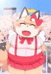Rating: s
ID: 3961715
Date: 2023-03-30 16:02:18 -0400
Status: active
Score: 16
accessory anthro belly big_belly blush bottomwear bow_(feature) bow_accessory bow_ribbon breasts building canid canine cherry_blossom cherry_blossom_tree cherry_tree clothed clothing day detailed_background digital_media_(artwork) eyebrows eyelashes eyes_closed fangs female flower fox fruit_tree fur hair hair_accessory halo hands_behind_back hi_res mammal open_mouth open_smile outside overweight overweight_anthro pedals pink_clothing pink_shirt pink_topwear plant prunus_(flower) rantan_chan red_bottomwear red_clothing red_hair_bow red_skirt ribbons shirt skirt sky smile solo tail teeth tenshi_chan tongue topwear tree wings post #3961715