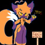 1:1 2024 absurd_res accessory alpha_channel anthro bone cane canid canine chest_tuft colored dialogue digital_drawing_(artwork) digital_media_(artwork) ear_piercing english_text fox fox_tail foxxiee fur grey_eyes hair hair_accessory happy hi_res hideko_yosuke long_hair looking_at_viewer male mammal orange_body orange_fur orange_hair orange_tail orange_toes pawpads piercing purple_body purple_ears purple_fur purple_legs sign simple_background smile smiling_at_viewer solo speech_bubble star_eyes tail text thick_thighs traditional_media_(artwork) tuft wide_hipped_male yellow_eyes yellow_pawpads