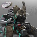Rating: q
ID: 5552165
Date: 2025-05-06 01:12:23 -0400
Status: active
Score: 53
2025 anthro armpit_fetish armpit_hair armpit_sniffing barazoku beard bench biceps black_clothing black_hair black_shirt black_tank_top black_topwear blue_eyes blush body_hair bottomwear brown_bottomwear brown_clothing brown_pants canid canine canis claws clenched_teeth clock clothing duo eyes_closed facial_hair facial_markings finger_claws first_aid_kit flower fur gloves_(marking) grey_body grey_fur grey_hair hair head_markings hi_res holster hyena jack_(saberzelgrath) knee_pads locker_room logan_mcgrath male male/male mammal markings medical_instrument multicolored_body multicolored_fur muscular muscular_anthro muscular_male muzzle_(marking) nervous on_bench open_mouth pants plant saberzelgrath scientific_instrument shirt sitting sitting_on_bench sniffing spots spotted_body spotted_fur spotted_hyena stretching stretching_arms tail tan_body tan_fur tank_top teeth thought_bubble topwear two_tone_body two_tone_fur watch wolf wristwatch yawn post #5552165
